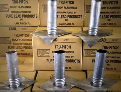 Lead Flashing Standard Sizes - Ready to ship