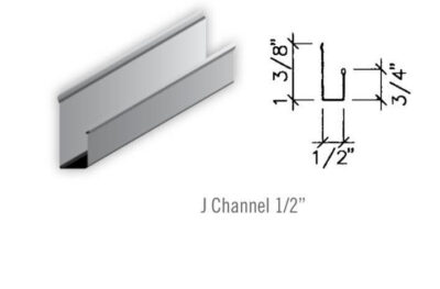 J Channel 1/2 inch